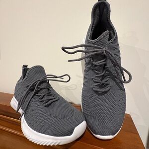 Slip-on Gray Knit Sneakers